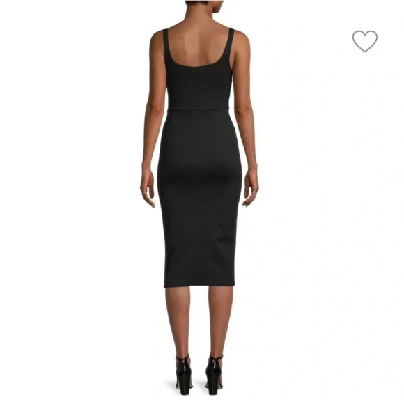 SOCIALITE Black Bodycon Midi Dress - Picture 2 of 6